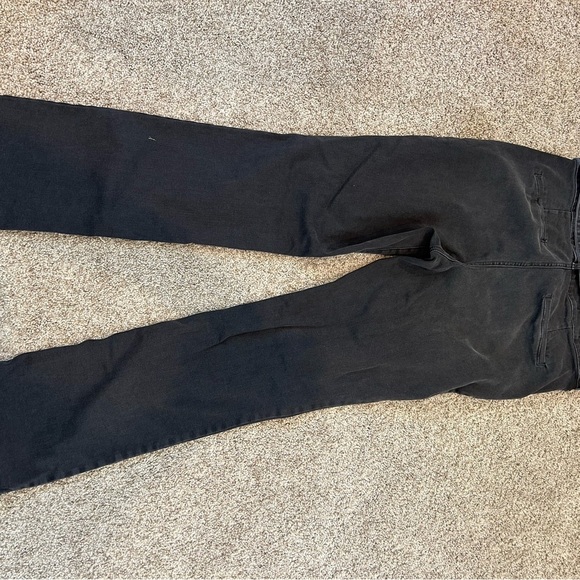 NYDJ Marilyn Straight tie waist trouser style black/grey jeans. Stretch. Work. - Picture 7 of 12